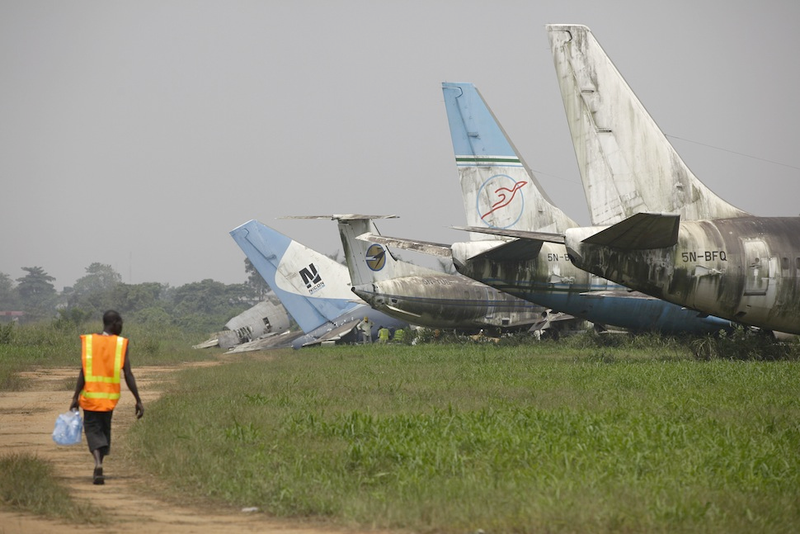 Illustration for article titled The World's Most Bizarre Aircraft Graveyards
